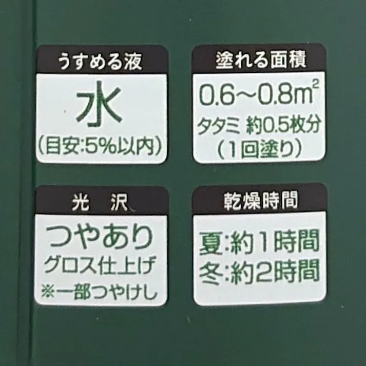 カインズ エクステリアカラーズ トラッドグリーン 刷毛付き 80ml