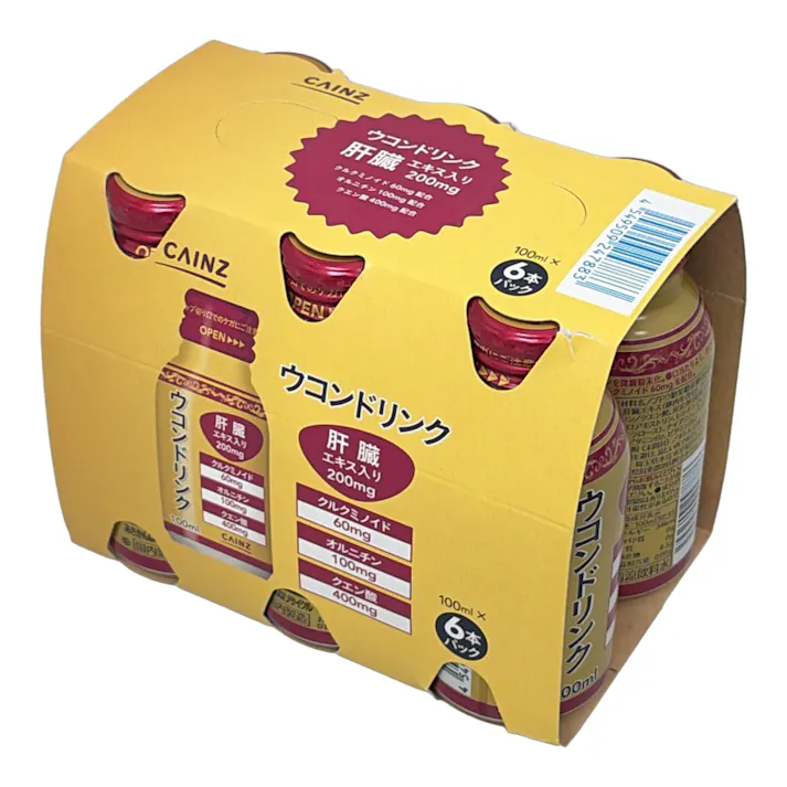 肝臓エキス入り ウコンドリンク 100ml×6本