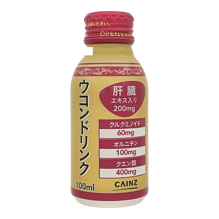 肝臓エキス入り ウコンドリンク 100ml×6本