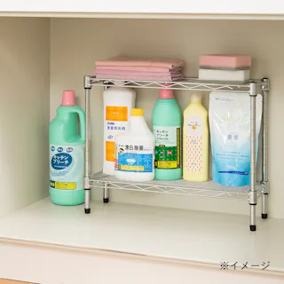 L1 コンパクトラック奥行14 2段 ポール径12.5mm(販売終了)