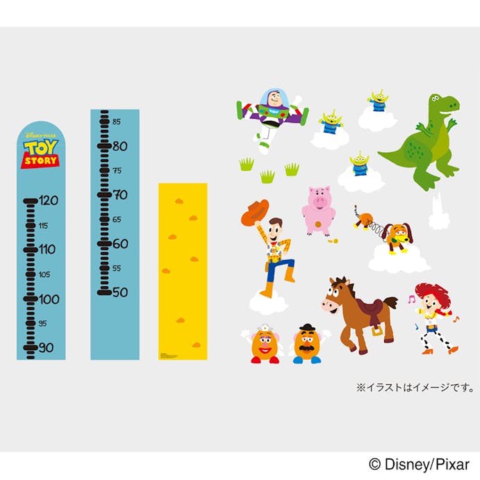 身長計ステッカー トイストーリー