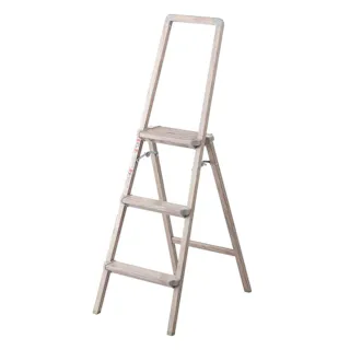 上枠付ウッディステップ 3段 ホワイト(販売終了)