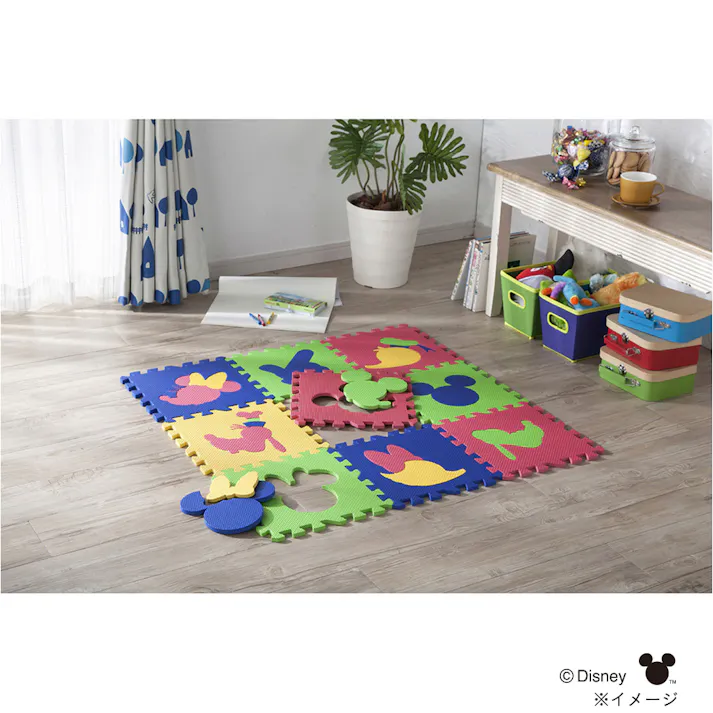ジョイントパズルマット ミッキーと仲間たち 9枚組セット(販売終了)