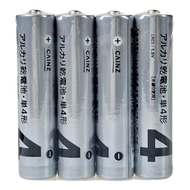 カインズ アルカリ乾電池 単4形 4P LR03/1.5V(販売終了)
