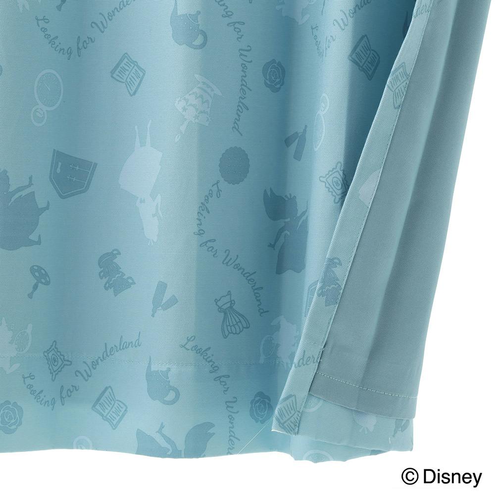 ディズニー カーテン 不思議の国のアリス 100×210cm 2枚組 洗濯OK 形状
