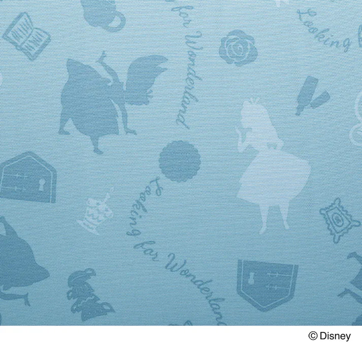 ディズニー カーテン 不思議の国のアリス 100×210cm 2枚組 洗濯OK 形状記憶 遮光99.75% 裏地付き タッセル付き【別送品】