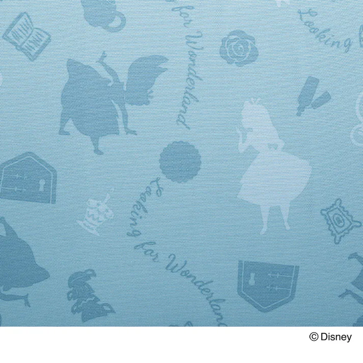 ディズニー カーテン 不思議の国のアリス 100×230cm 2枚組 洗濯OK 形状記憶 遮光99.75% 裏地付き タッセル付き【別送品】