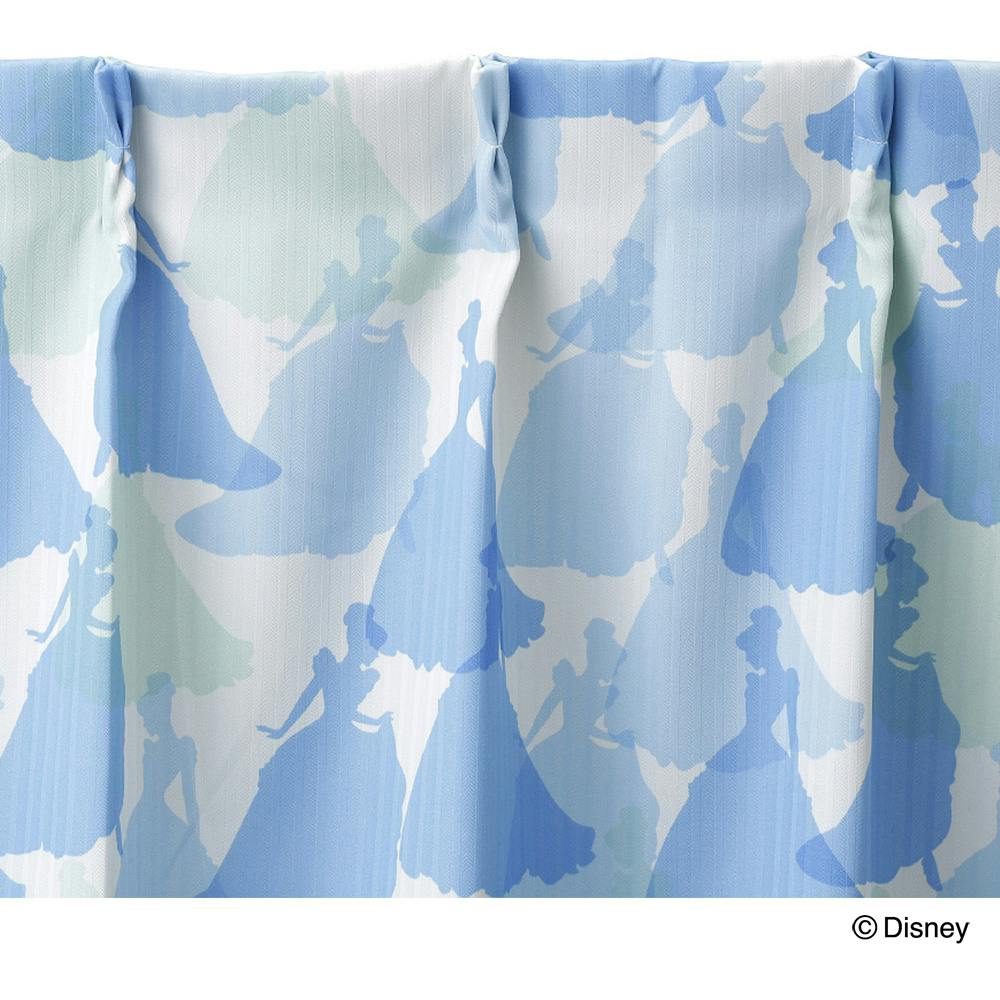ディズニー カーテン シンデレラ 100×178cm 2枚組 洗濯OK 形状記憶