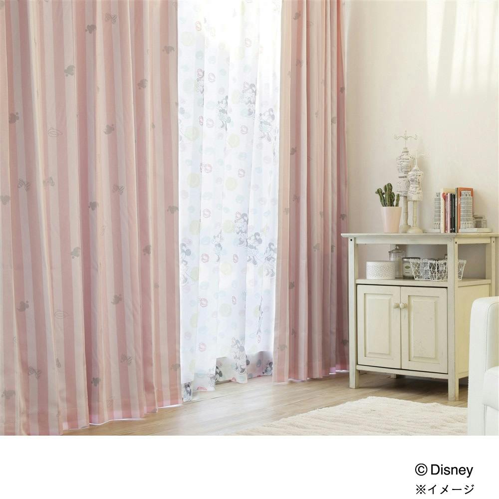 Totally Minnie Mouse フラットカーテン(２枚入り) Totally Minnie Mouse フラットカーテン(2枚入り) Totally