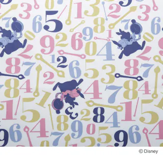 ディズニー レースカーテン 不思議の国のアリス 100×175cm 2枚組 洗濯OK【別送品】