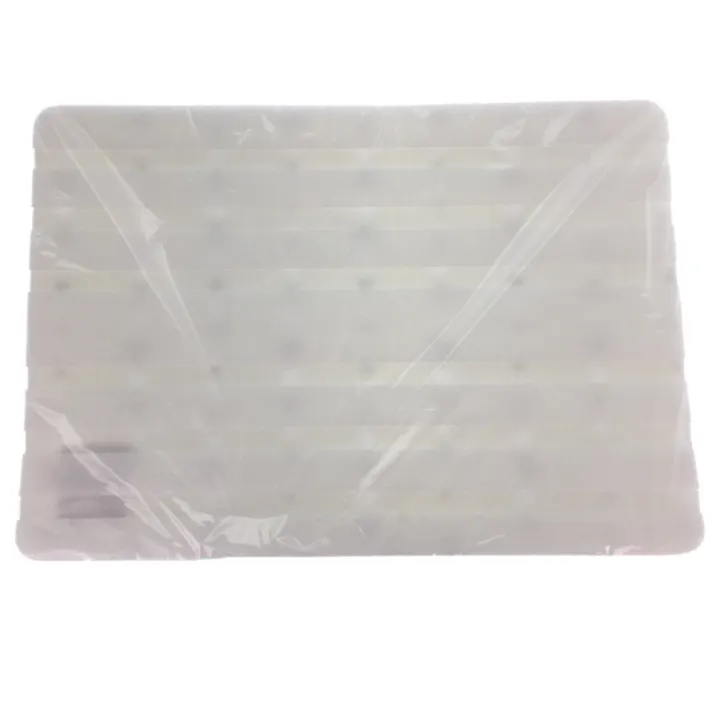 プリント風呂マット ドットストライプ 85×60cm