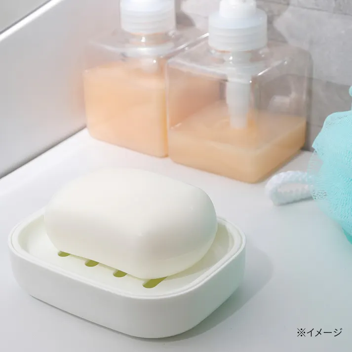 石けん皿 ホワイト