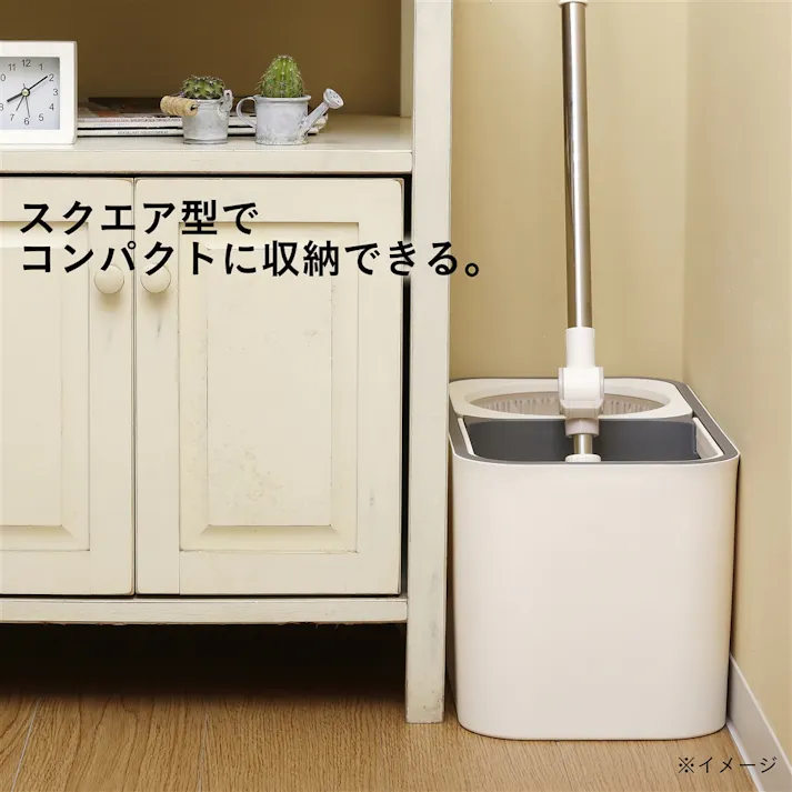 軽い力で回せる回転モップ KMB-4627