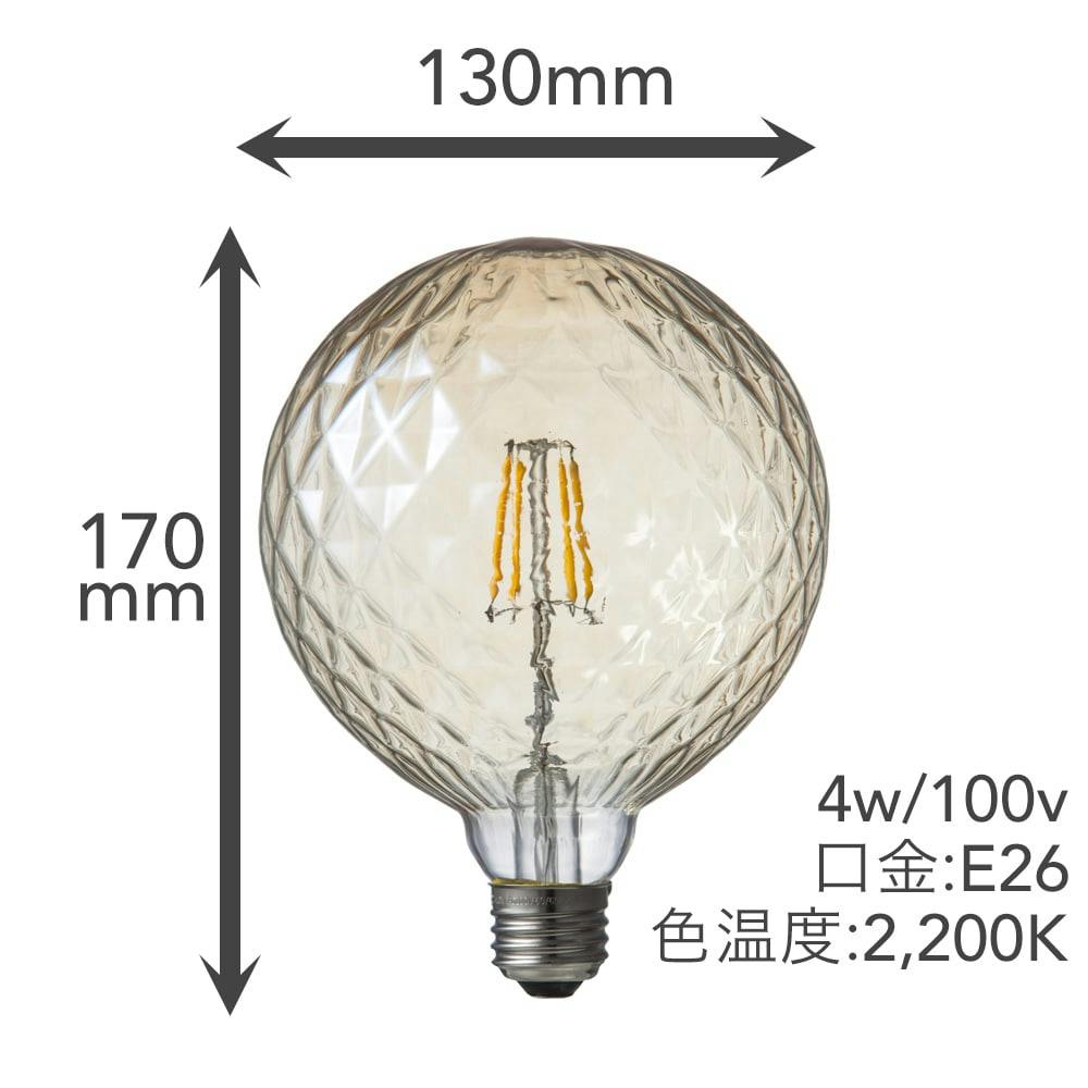 LEDフィラメント電球 E26 4.0W 電球色 LDA4L-D6 | 照明・ライト