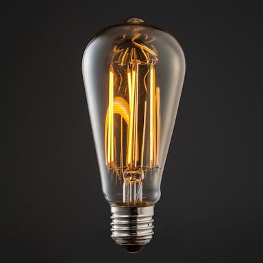 LEDフィラメント電球 E26 4.0W 電球色 LDA4L-L2