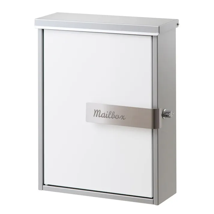 カインズ オリジナル 郵便ポスト レガート レギュラー ホワイト CH-LPR-51 幅31.2cm 高さ40cm 奥行11.3cm【別送品】