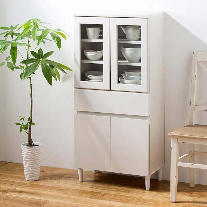 【通常WEB価格19800円】SJ3 食器棚 アペルト APR-1255DGH【別送品】