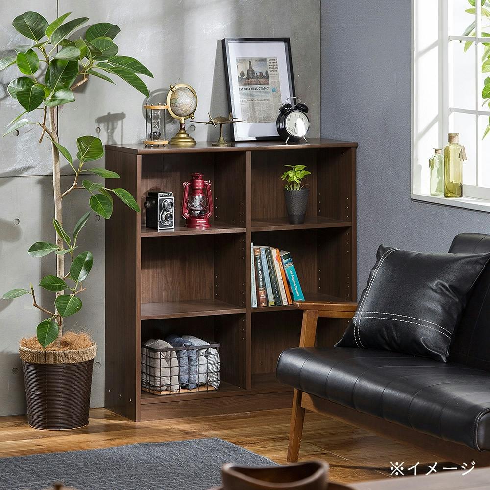 書棚 9088 ブラウン F15 | 本棚・書棚・ブックシェルフ 通販