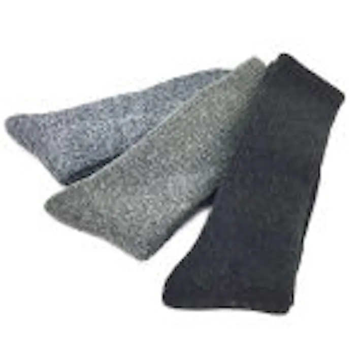 カインズ 紳士パイルソックス クルー丈 3足組 杢 25-27cm