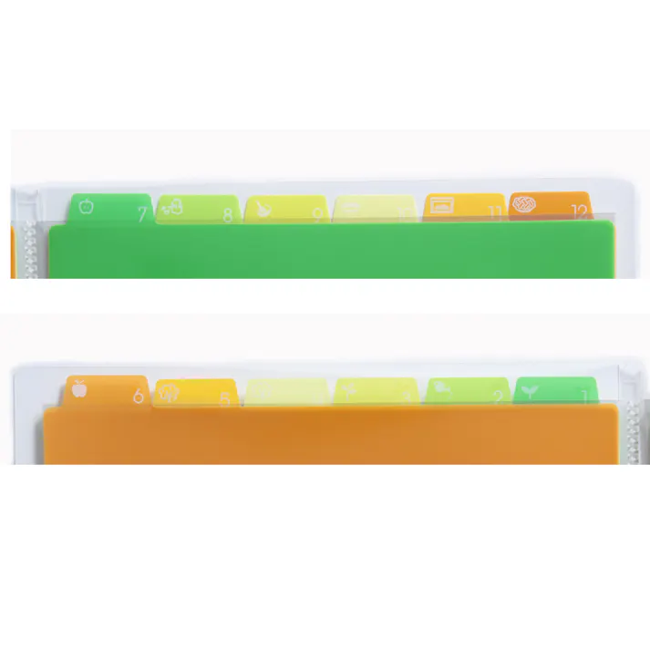 月ごとにまとめやすいゲッカンファイル A5S グリーン 家計簿用