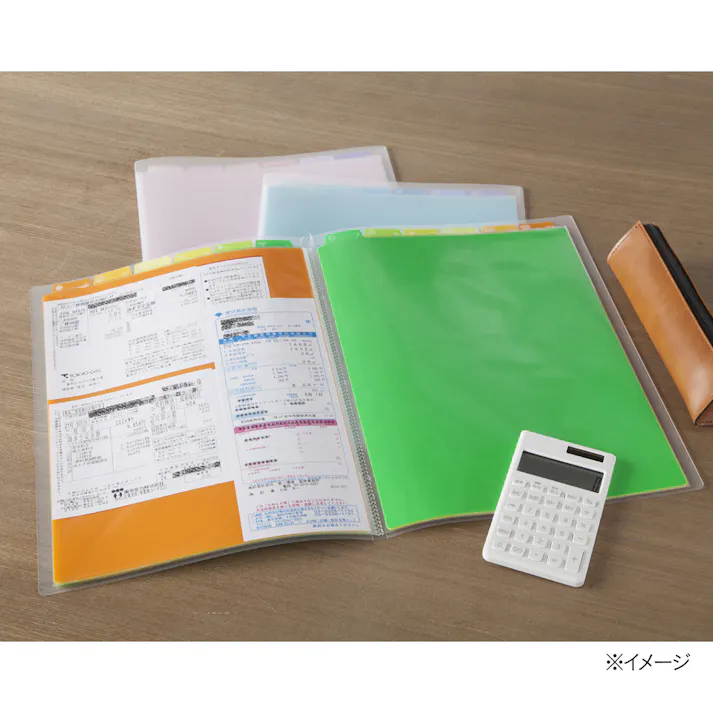 月ごとにまとめやすいゲッカンファイル A5S グリーン 家計簿用