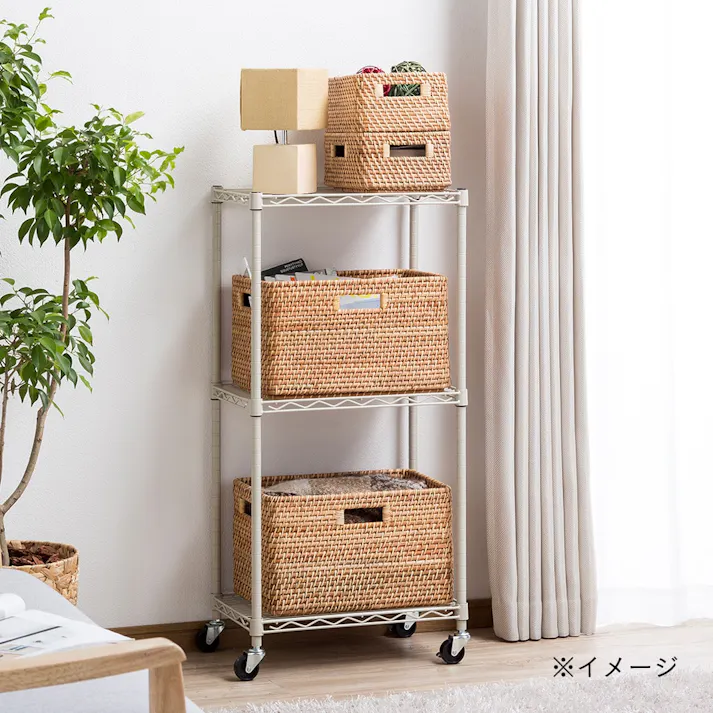 インナーボックス ラタンバスケット S