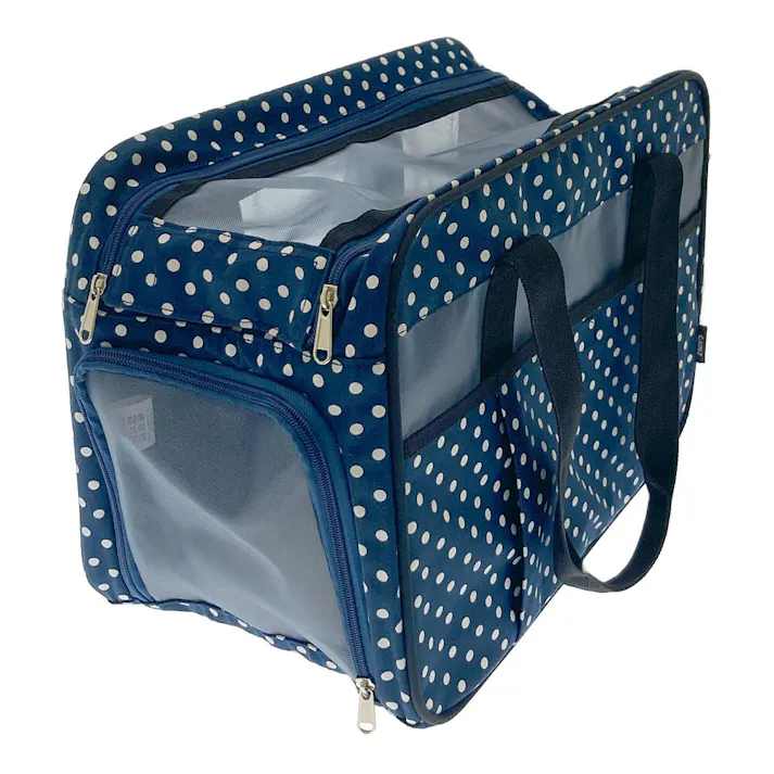 折りたたみキャリーバック ドット柄