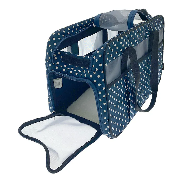 折りたたみキャリーバック ドット柄