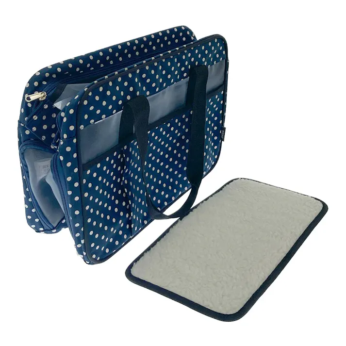 折りたたみキャリーバック ドット柄