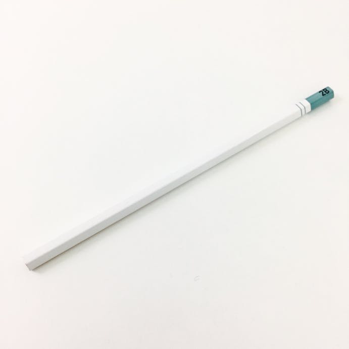 かきかた鉛筆 2Bダース(12本入り) ホワイト
