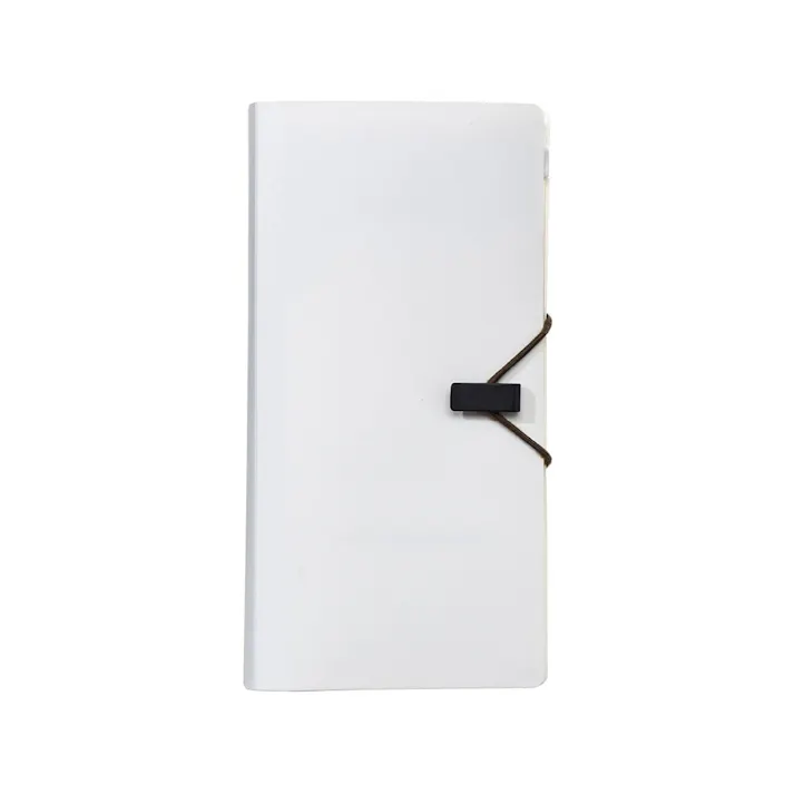 トラベルノートカバー A4 1/3 ホワイト