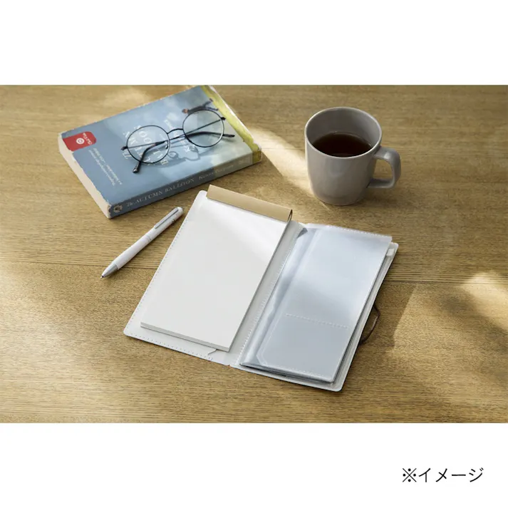 トラベルノートカバー A4 1/3 ホワイト