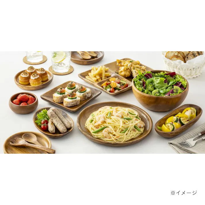 アカシア ラウンドプレート 15cm 7761