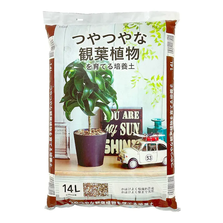 カインズ つやつや観葉植物を育てる培養土 14L SE