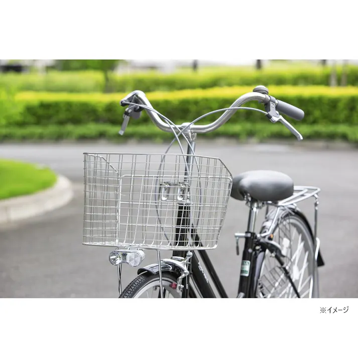 カインズ 自転車用 ステンレスバスケット FH-02