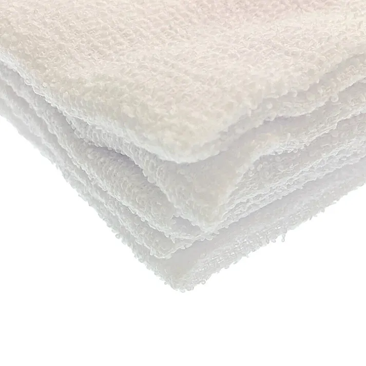 ハンドタオル ホワイト (約)34×34cm 5枚組 HT-3434N