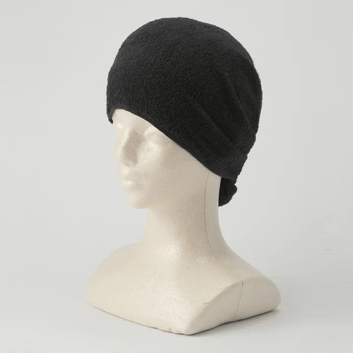 カインズ 頭に巻けるロングタオル 34×100cm ブラック