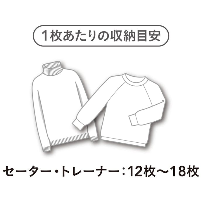 たて・よこ 使える衣類収納袋 スリム