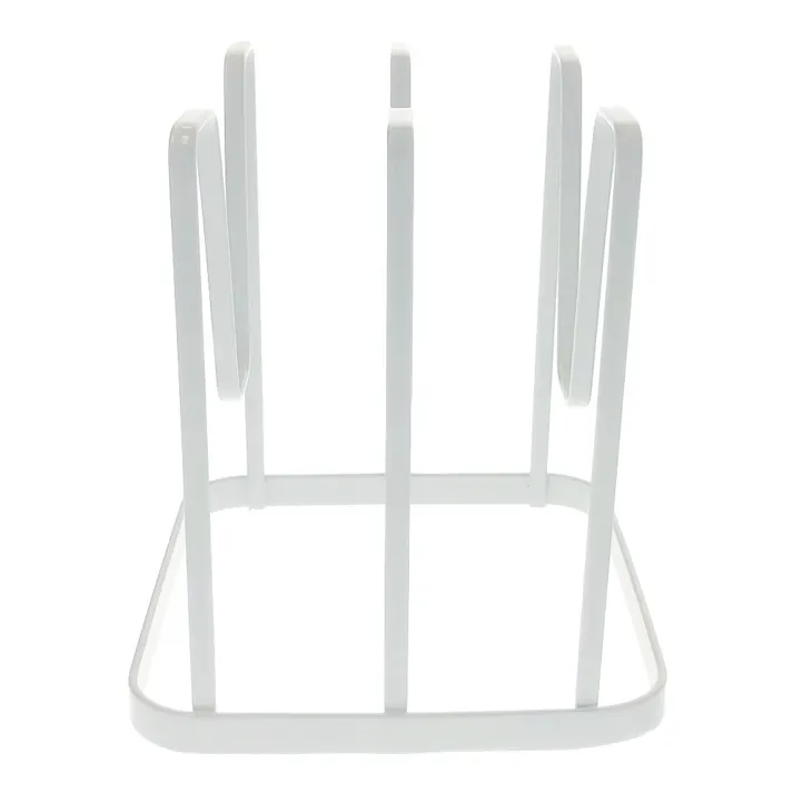 お手入れ簡単 鍋蓋&まな板スタンド ホワイト