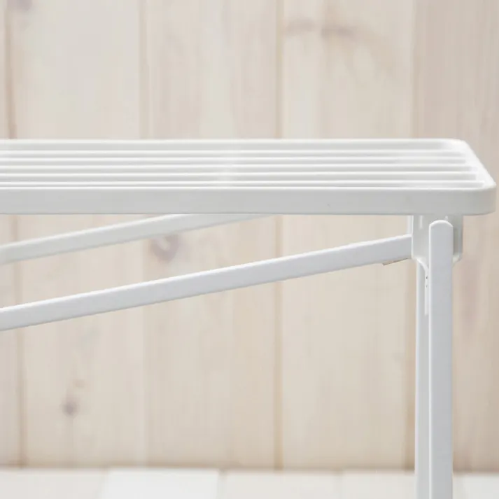 お手入れ簡単 スタッキングラック M ホワイト