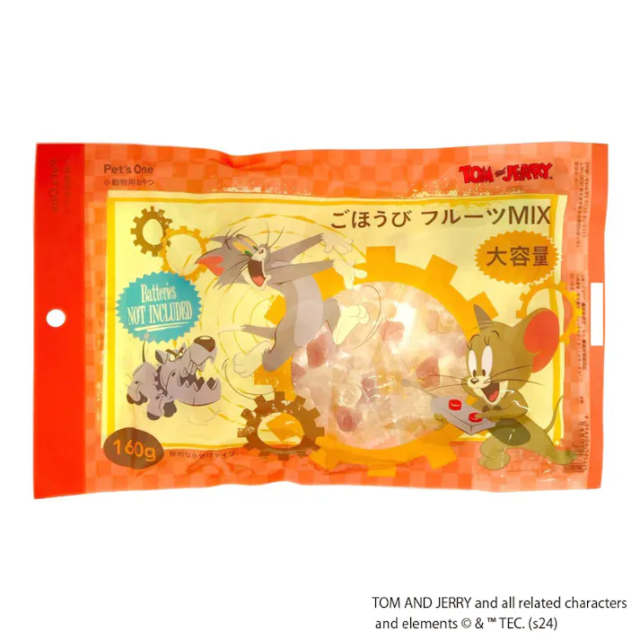 Pet’sOne ごほうびフルーツMIX トムとジェリー 大容量 160g