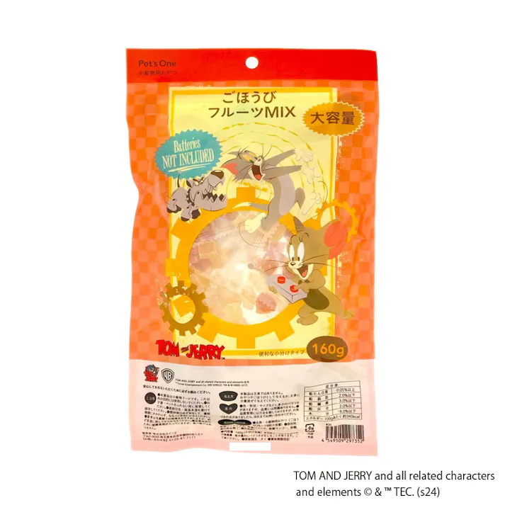 Pet’sOne ごほうびフルーツMIX トムとジェリー 大容量 160g