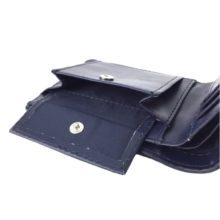 二つ折り財布 ネイビー-G