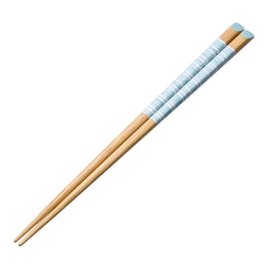 天削塗箸 ibuki 23.0cm ブルー(販売終了)