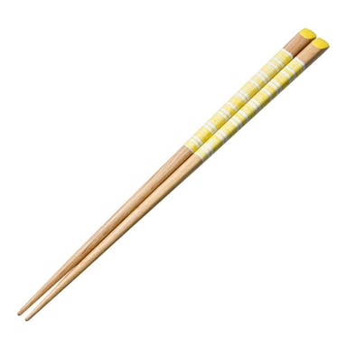 天削塗箸 ibuki 23.0cm イエロー(販売終了)