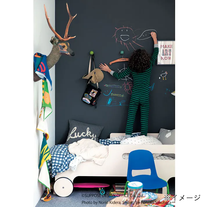 Kumimoku ウォールペーパー 幅46cm×2.5m RE2414 黒板用