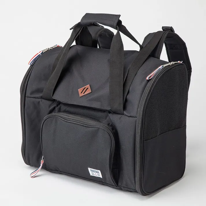 ペット用 キャリー リュック ブラック