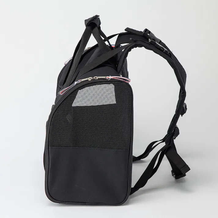 ペット用 キャリー リュック ブラック