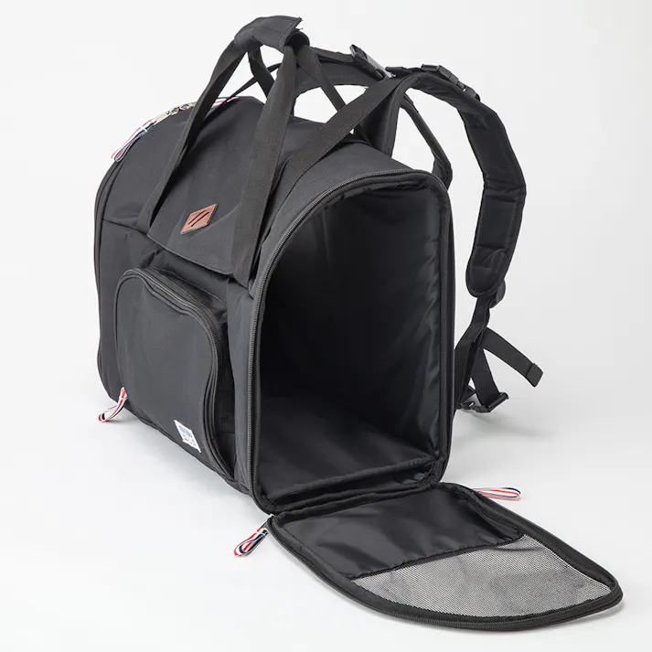 ペット用 キャリー リュック ブラック