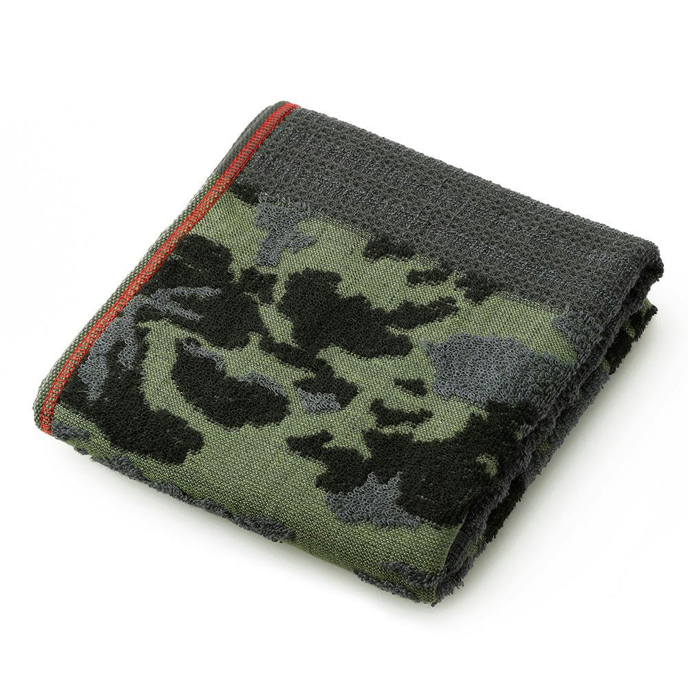カインズ こだわりワークタオル 34×100cm カモフラグリーン | 作業着